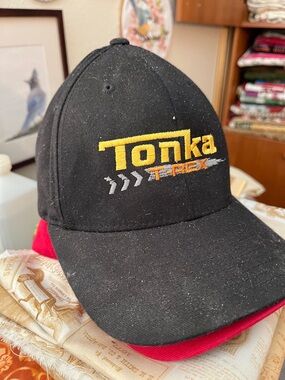 Tonka T Rex Black Hat Flexfit Size S M